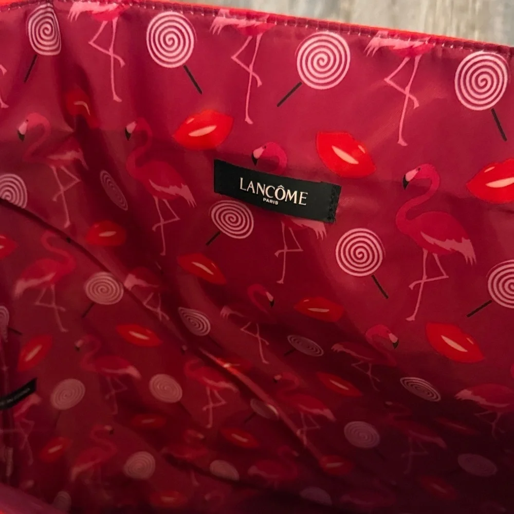 Lancôme Red and Pink Tote Bag 25in x 16in